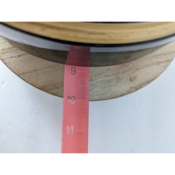 Otagiri Japan Black Hand Crafted Candy Relish Serving Tray Trinket Tray 9" Vntg - Picture 8 of 8